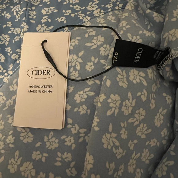 💕 Cider Dress Plus Size 4X *NWT* Blue Floral - Picture 3 of 3